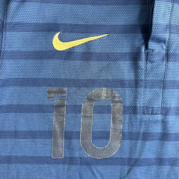 Nike 2012 France Authentic Home Match Player Issue Kit Shirt Jersey Benzema SZ M - Picture 8 of 14